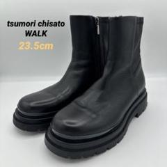 tsumori chisato ショートブーツ　24cm 黒　サイドジッパー tsumori chisato ショートブーツ 24cm 黒 サイドジッパー