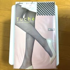 GUNZE Tuche ダブルネット ストッキング ブラック M-L 3足組のサムネイル