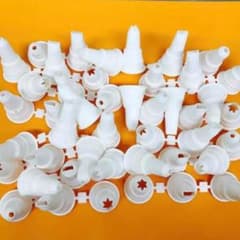 絞り口 プラスチック3種15個ずつ詰め合わせです。のサムネイル