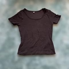 半袖 Tシャツ ブラック 無地 シンプルのサムネイル