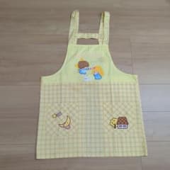リトルツインスターズ キキ＆ララ エプロン イエロー チェックのサムネイル