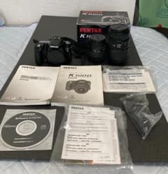 PENTAX K100D 디지털 SLR 본체와 렌즈 2개
