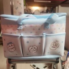 치이카와 Baby 포켓 가득 가방 하늘색 블루 수납 가방