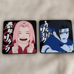 NARUTO ナルト ラバーコースター 2枚セットのサムネイル