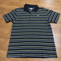 90s nike ボーダーポロシャツ 古着 - メルカリ