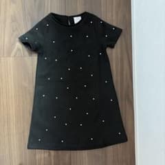 ZARA キッズ 半袖ワンピース ブラック 116cmのサムネイル