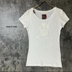 MARK & LONA スカル柄Tシャツ 白 ホワイト レディース S - メルカリ