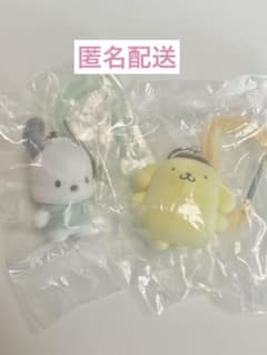 【2個セット】ポムポムプリン ポチャッコ カラフルカラビナマスコットチャームのサムネイル