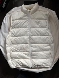A BATHING APE ホワイト ダウンベスト L - メルカリ
