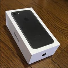 アイホン iPhone 7 箱、シール付き ブラックのサムネイル