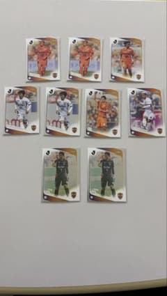 시미즈 에스펄스 Topps Chrome 카드 9장 세트