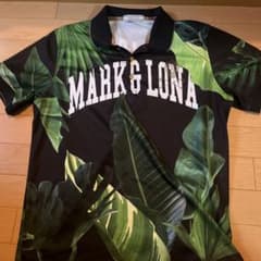 マークアンドロナ mark&lona リーフ柄 ポロシャツのサムネイル