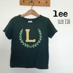 LEE 厚手のグリーンのTシャツ 110のサムネイル