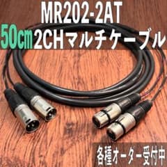 50cm【CANARE】MR202-2AT 2chマルチケーブル XLR - メルカリ