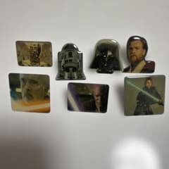 STAR WARS ピンバッジ 7種セット 2005年 サークルKサンクスのサムネイル