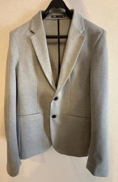 ZARA グレー スウェットブレザーのサムネイル