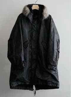 美品 サイズ1 25AW COMOLI ペーパーレザーフーデッドコート - メルカリ