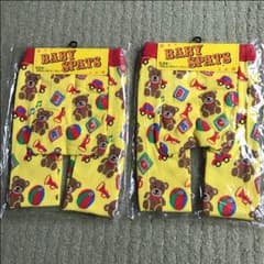 新品未使用☆かわいいくまちゃんスパッツセット☆90〜100のサムネイル