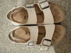 BIRKENSTOCK ホワイト サンダル 39のサムネイル