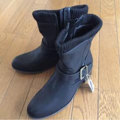 防水ブーツ　黒　LLのサムネイル
