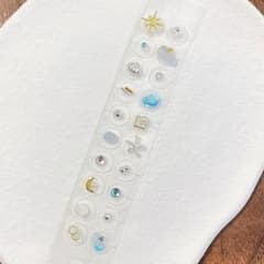 耳つぼジュエリー✧*。 (20粒) ブルー系のサムネイル