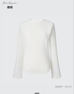 UNIQLO mamekurogouchi ユニクロ　シアークルーネックのサムネイル