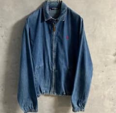 90's USA製 ラルフローレン 三角タグ デニムスウィングトップ - メルカリ