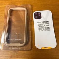 iPhone 11 pro iface ケース　ベージュ　保証書付きのサムネイル