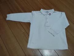 pe様　リクエスト品　柏さくら幼稚園　長袖ポロシャツ　サイズ100のサムネイル