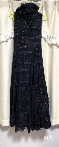 N*7様 希少品★h.NAOTO Bloodゴシック系 ノースリーブ ワンピース 希少品☆h.NAOTO Bloodゴシック系 ノースリーブ ワンピース - メルカリ