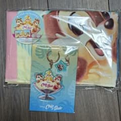 클라리스 칩과 데일 도쿄 바나나 페이스 타올 아크릴 키 열쇠 고리