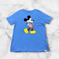 GAP Kids Disney ミッキーマウス Tシャツ ブルー Lサイズのサムネイル
