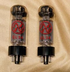 JJ E34L BLUE 中古真空管 4本セット JJ EL34 真空管 マッチドペア 2本セット中古品 - メルカリ