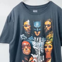 DC COMIC 저스티스 리그 T셔츠 미사용 태그 첨부품 L