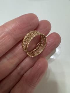 ココシュニック 透かしレースK10リング 9号 - メルカリ