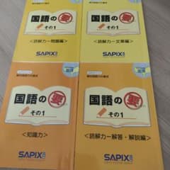 SAPIX 小学部 国語の要 その1 4冊セットのサムネイル
