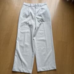 レディース ワイドパンツ アイボリーのサムネイル