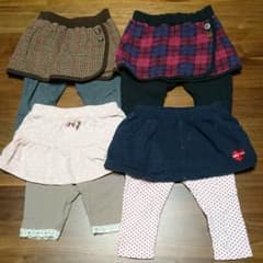 【サイズ80㎝】スカッツ4点セット ユニクロ アースミュージック & エコロジーのサムネイル