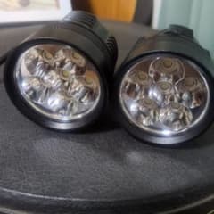 バイクフォグランプ６０W×2　　爆光！のサムネイル