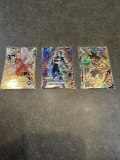 ドラゴンボール　ダイバーズ　店頭配布　ゴッドレア　孫悟空　ベジータ　バーダックのサムネイル