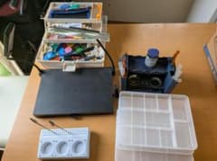 プラモデル製作ツールセット 塗装・工具・収納ケースのサムネイル