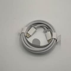 USB-C to USB-C 充電ケーブル ホワイト 編み込みのサムネイル
