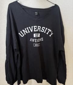 Dazy ブラック 長袖Tシャツ Lサイズのサムネイル