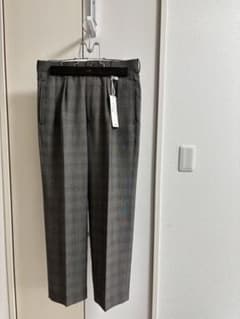 MAATEE&SONS 永遠 スラックス WOOL MAT CHECK GRAY - メルカリ