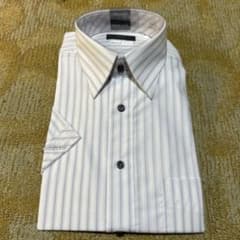 新品 Marelli 半袖ワイシャツ M(39) ストライプのサムネイル