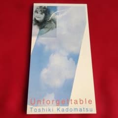 角松敏生『Unforgettable』J-POPCDS、CDシングル 角松敏生／ Unforgettable インストゥルメンタルヴァージョン収録