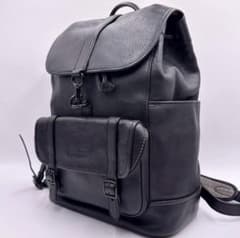 極美品 COACH コーチ リュック ブラック オールレザー A4収納可 - メルカリ