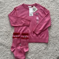 ANYA HINDMARCH UNIQLOキッズ服靴下セット110のサムネイル