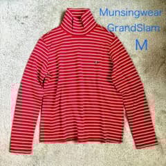 マンシングウェア　グランドスラム　カットソー　Mサイズ　赤