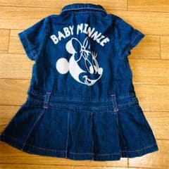 ミニーちゃん デニムワンピース 90のサムネイル